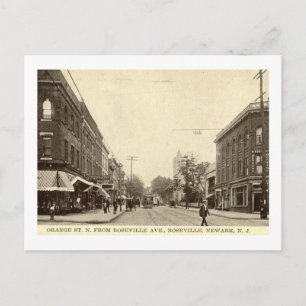Orange St., Newark, New Jersey Vintage Postcard