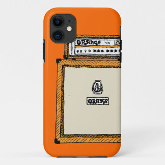Orange Stack iPhone 11 Case