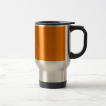 Orange Stainless Steel Travel Mug