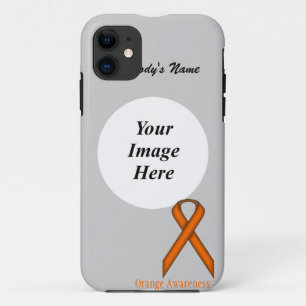 Orange Standard Ribbon by Kenneth Yoncich iPhone 11 Case