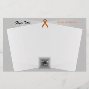 Orange Standard Ribbon by Kenneth Yoncich Flyer