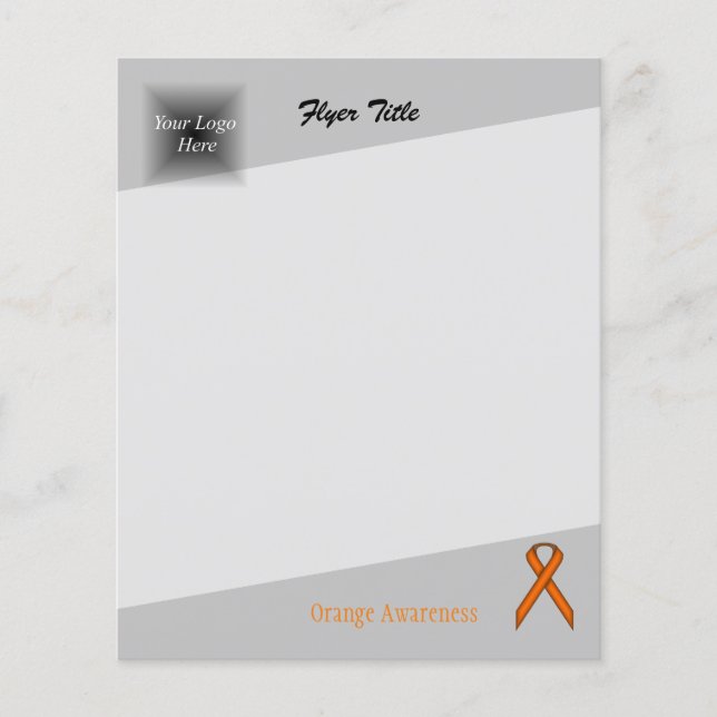 Orange Standard Ribbon by Kenneth Yoncich Flyer (Front)