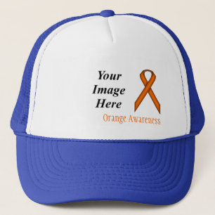 Orange Standard Ribbon by Kenneth Yoncich Trucker Hat