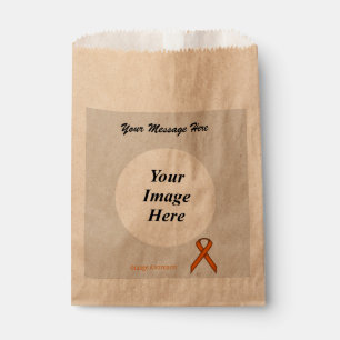 Orange Standard Ribbon Template by Kenneth Yoncich Favour Bag
