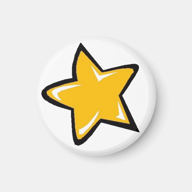 Orange Star Magnet (Front)