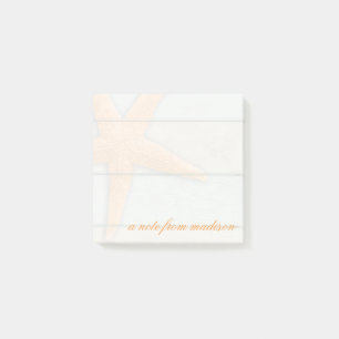 Orange Starfish Post-it Notes