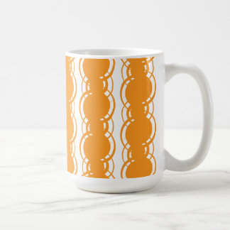 Orange Stripe Pattern Mug