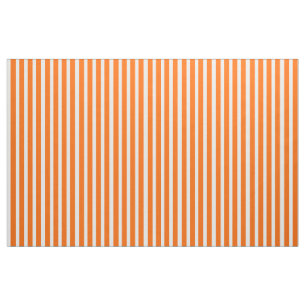 Orange Stripes Design Fabric