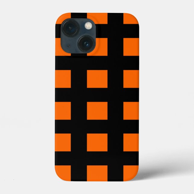 Orange stripes pattern Case-Mate iPhone case (Back)