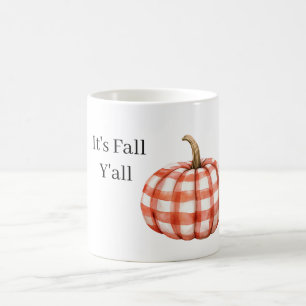 Orange Stripes Pumpkin   Coffee Mug