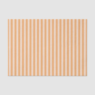 Orange Stripes Seamless Pattern Tissue Paper