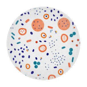 Orange Style Patterns Art Design Cutting Board