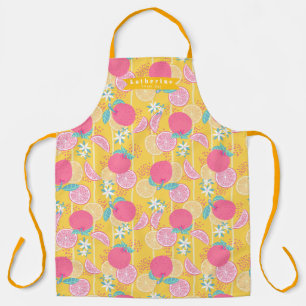 Orange Summer Mustard Apron