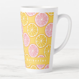 Orange Summer Mustard Latte Mug
