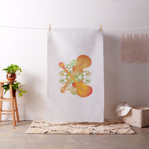 Orange Sunburst Guitars Incredible Budget Fabric