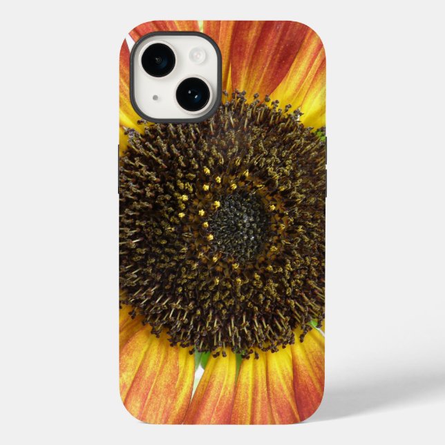Orange Sunflower Case-Mate iPhone Case (Back)