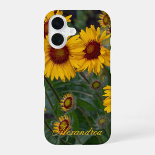 Orange Sunflowers – Bright Summer Photography iPhone 16 Case