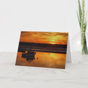 Orange Sunset Card