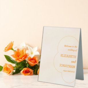 Orange Sunset Wedding