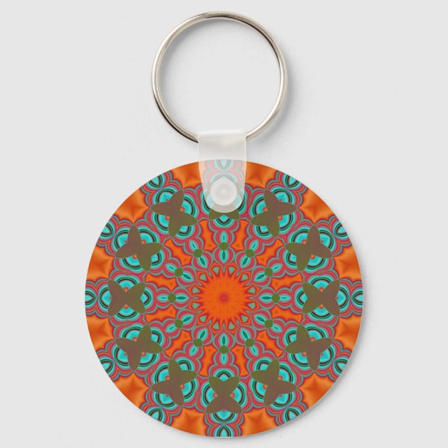 Orange Sunshine Keychain (Front)