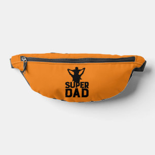 Orange Super Dad Happy Fathers Day 2024 Bum Bags