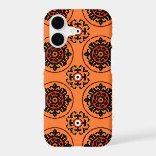 Orange Suzani Pattern