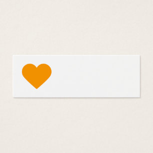 Orange Sweet Heart & Chevron Gift Tags