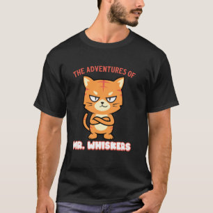 Orange Tabby Cat Adventures of Mr Whiskers Orange T-Shirt