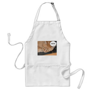 Orange Tabby Cat Humour/Cell Phone Standard Apron