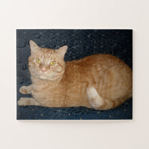Orange Tabby Cat Jigsaw Puzzle