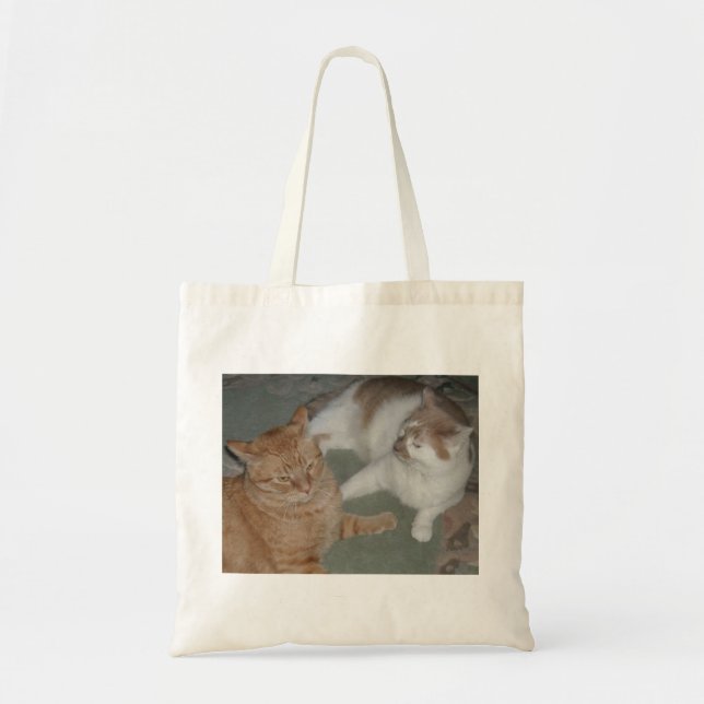 Orange Tabby Cats Tote Bag (Front)