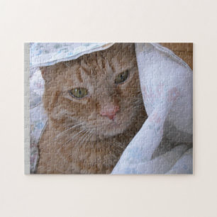 Orange Tabby Cuteness Jigsaw Puzzle