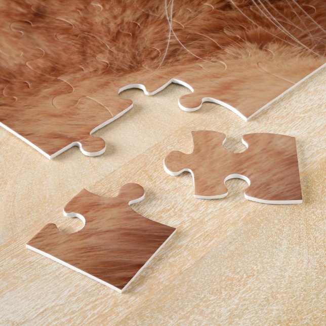 Orange Tabby Jigsaw Puzzle (Side)
