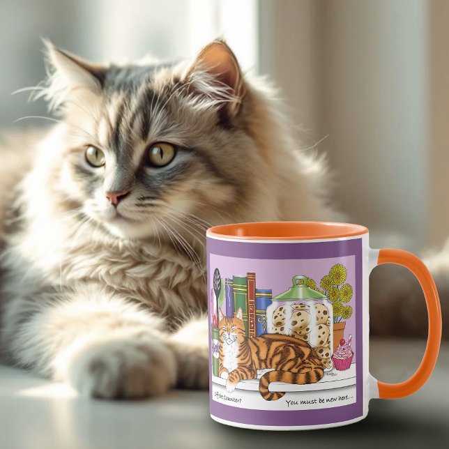 Orange Tabby Kitchen Counter Top Mug (Creator Uploaded)