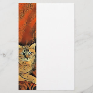Orange Tabby Stationery