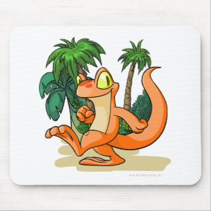 Orange Techo on a Mystery Island quest Mouse Pad