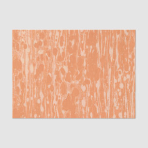 Orange Textured Print Tissue Paper