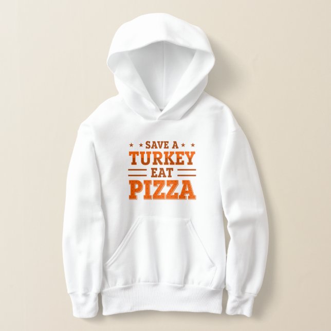 orange thanksgiving save turkey pizza  (Laydown)