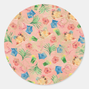 Orange Theory Classic Round Sticker