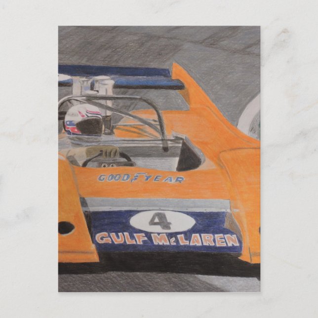 Orange Thunder Postcard (Front)