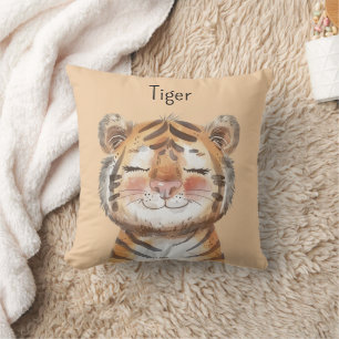 Orange Tiger Cushion