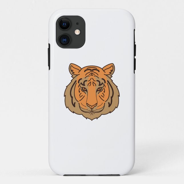 Orange Tiger Face Case-Mate iPhone Case (Back)