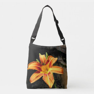 Orange Tiger Lily All Over Tote Bag