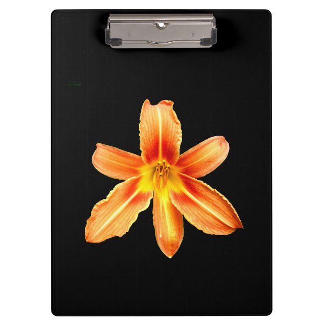 Orange Tiger Lily Clipboard (Front)