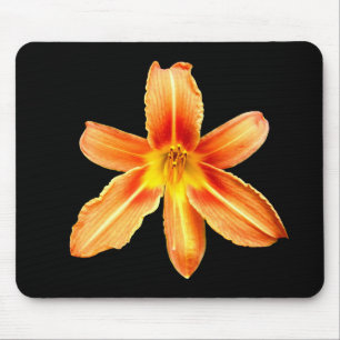 Orange Tiger Lily Mouse Mat