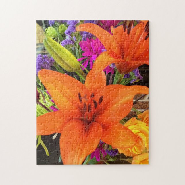 Orange Tiger Lily Puzzle (Vertical)