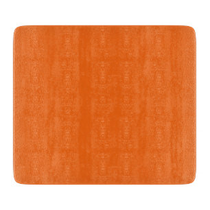 Orange Tiger Solid Color Cutting Board