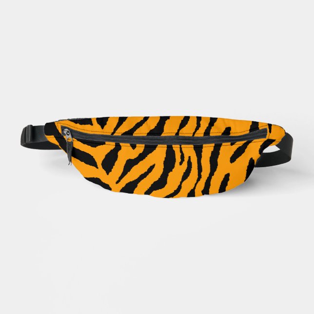 ORANGE TIGER STRIPES FANNY PACK (Front)
