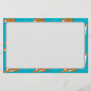 Orange Tigers Stationery