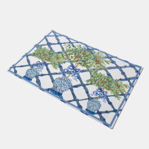 Orange Tree Chinoiserie Ginger Jar Jars Topiary Doormat